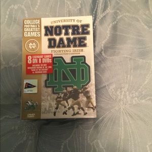 Sealed University of Notre Dame College Football DVD Set